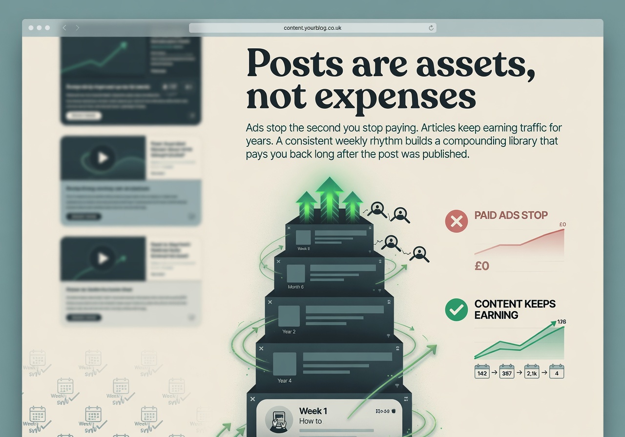 Posts are assets, not expenses