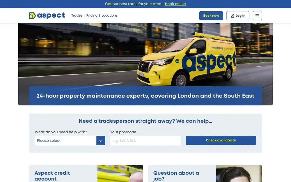 Aspect website
