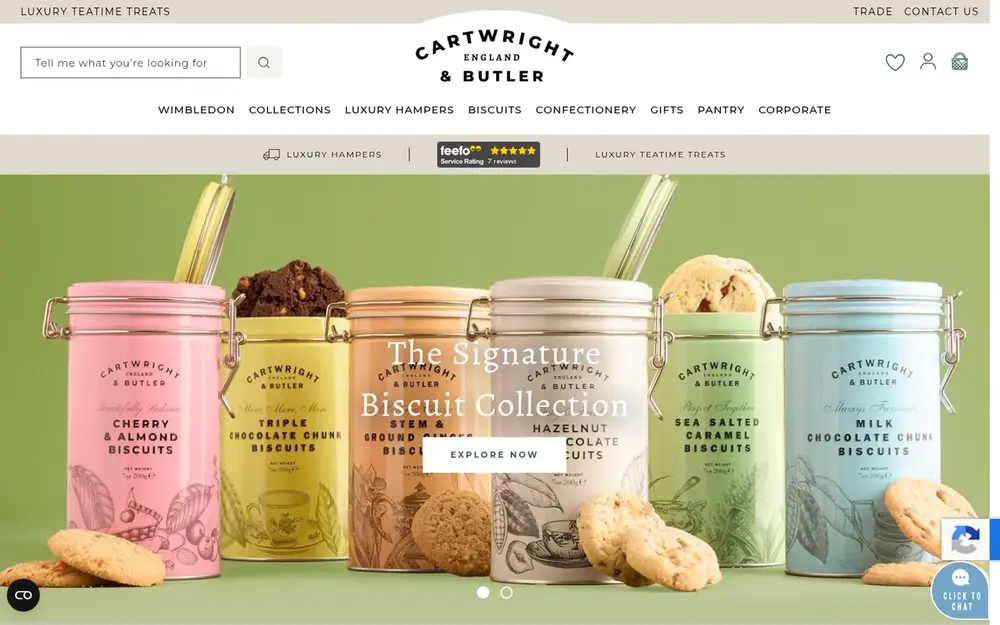 Cartwright & Butler website