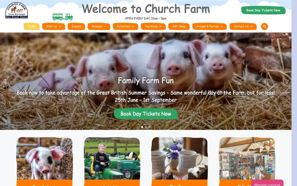 Church Farm Stow Bardolph website
