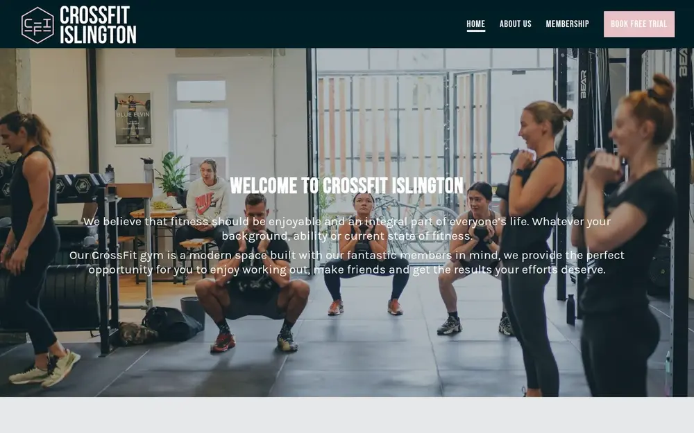 CrossFit Islington website