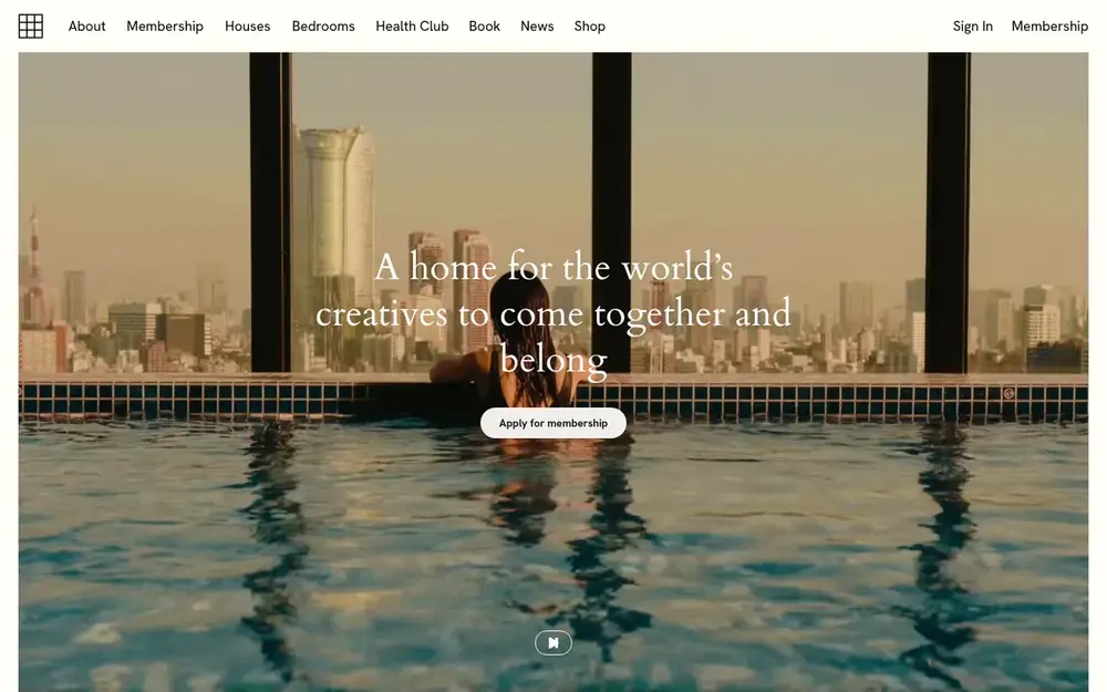 Soho House website