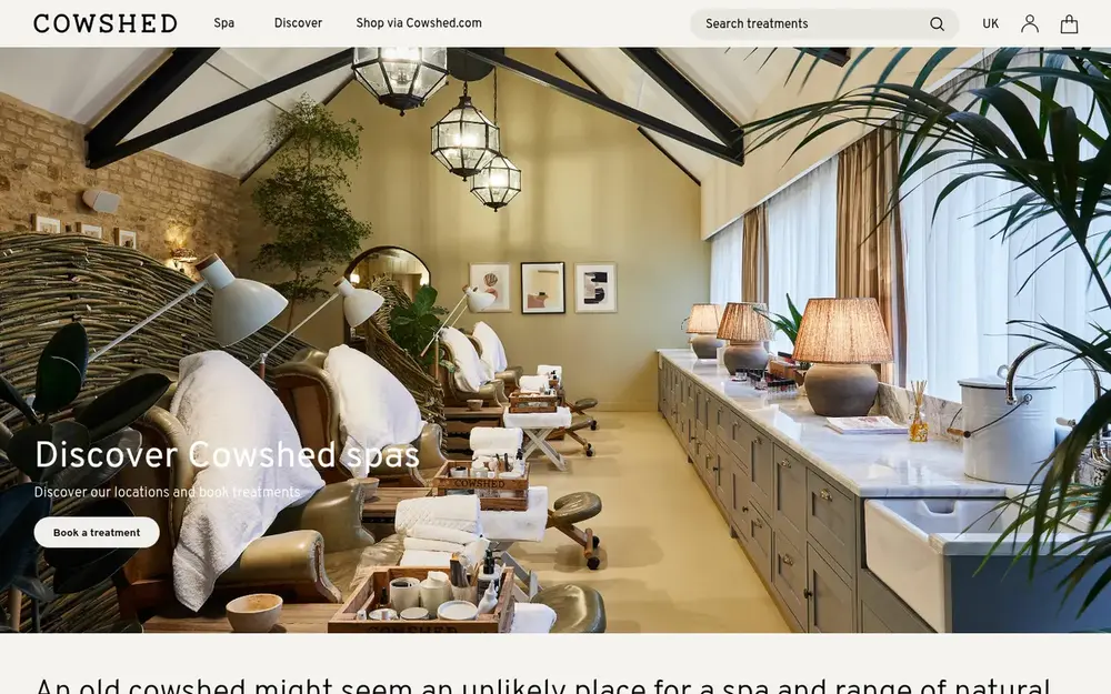 Cowshed website
