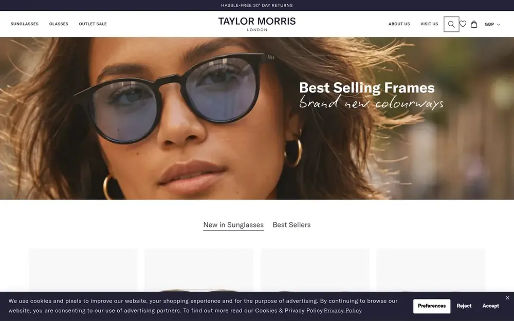 Taylor Morris website