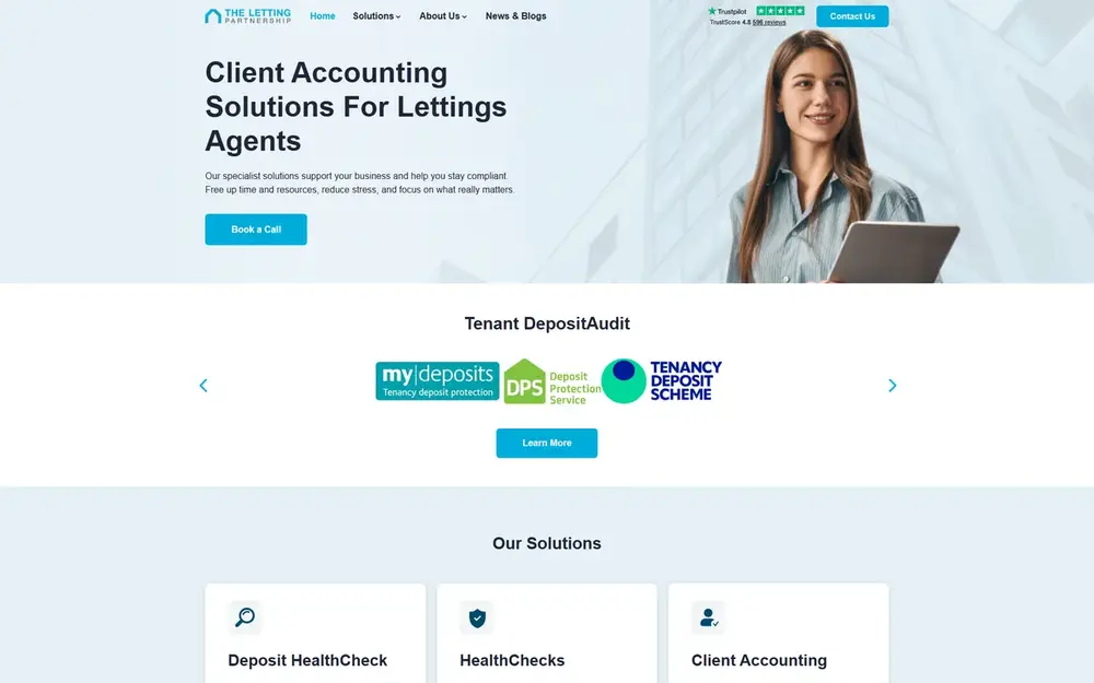 The Letting Partnership website