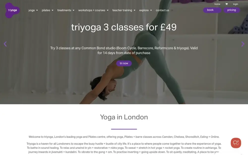 triyoga website