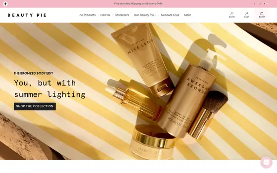 Beauty Pie website
