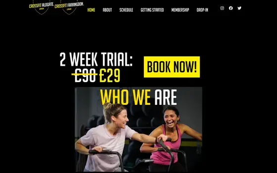 CrossFit Aldgate website