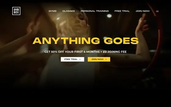 Gymbox website