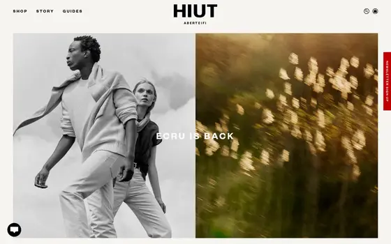 Hiut Denim Co. website