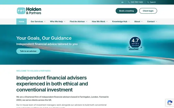 Holden & Partners website