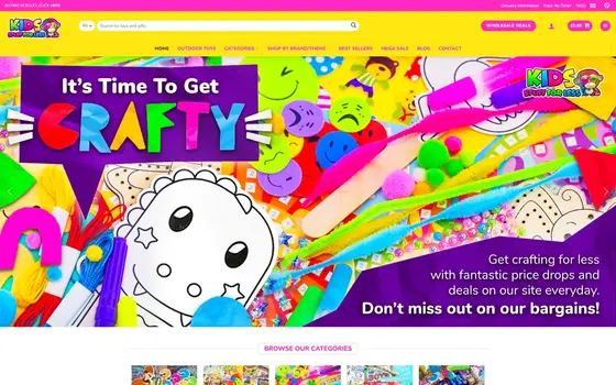 Kids Stuff For Less website