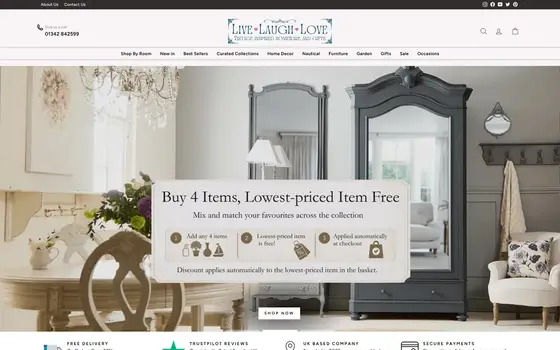 Live Laugh Love website