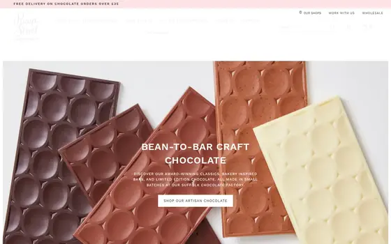 Pump Street Chocolate website