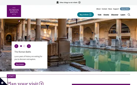 Roman Baths website