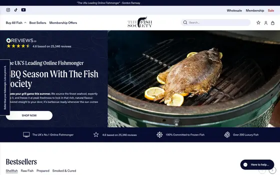 The Fish Society website
