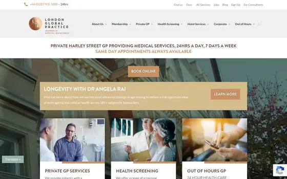 The London General Practice website