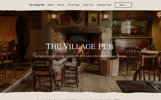 The Village Pub website