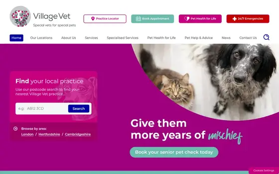 Village Vet website
