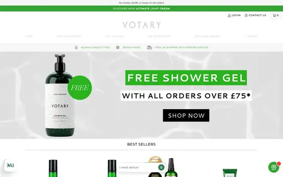 Votary website