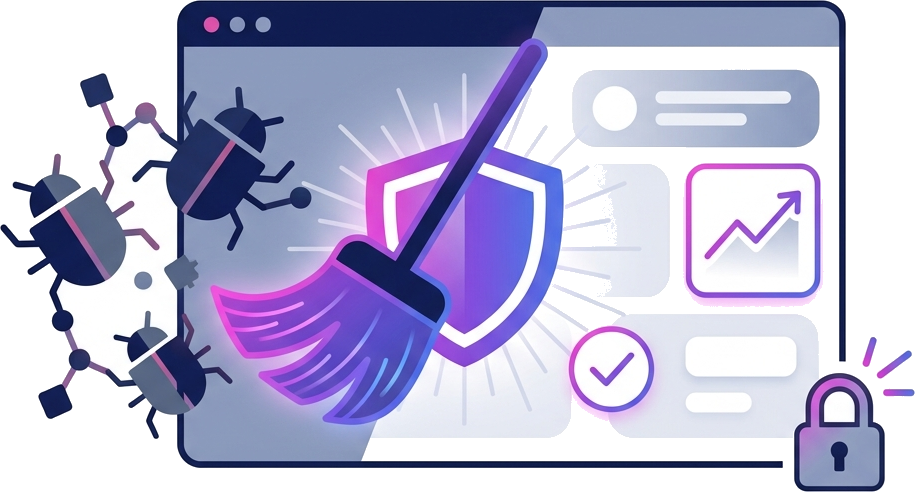 WordPress security expert working on a hacked site