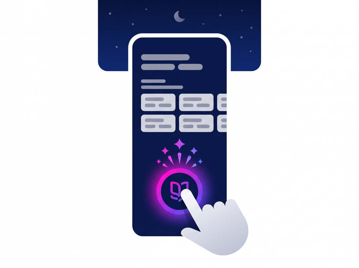An online booking flow with treatments and times