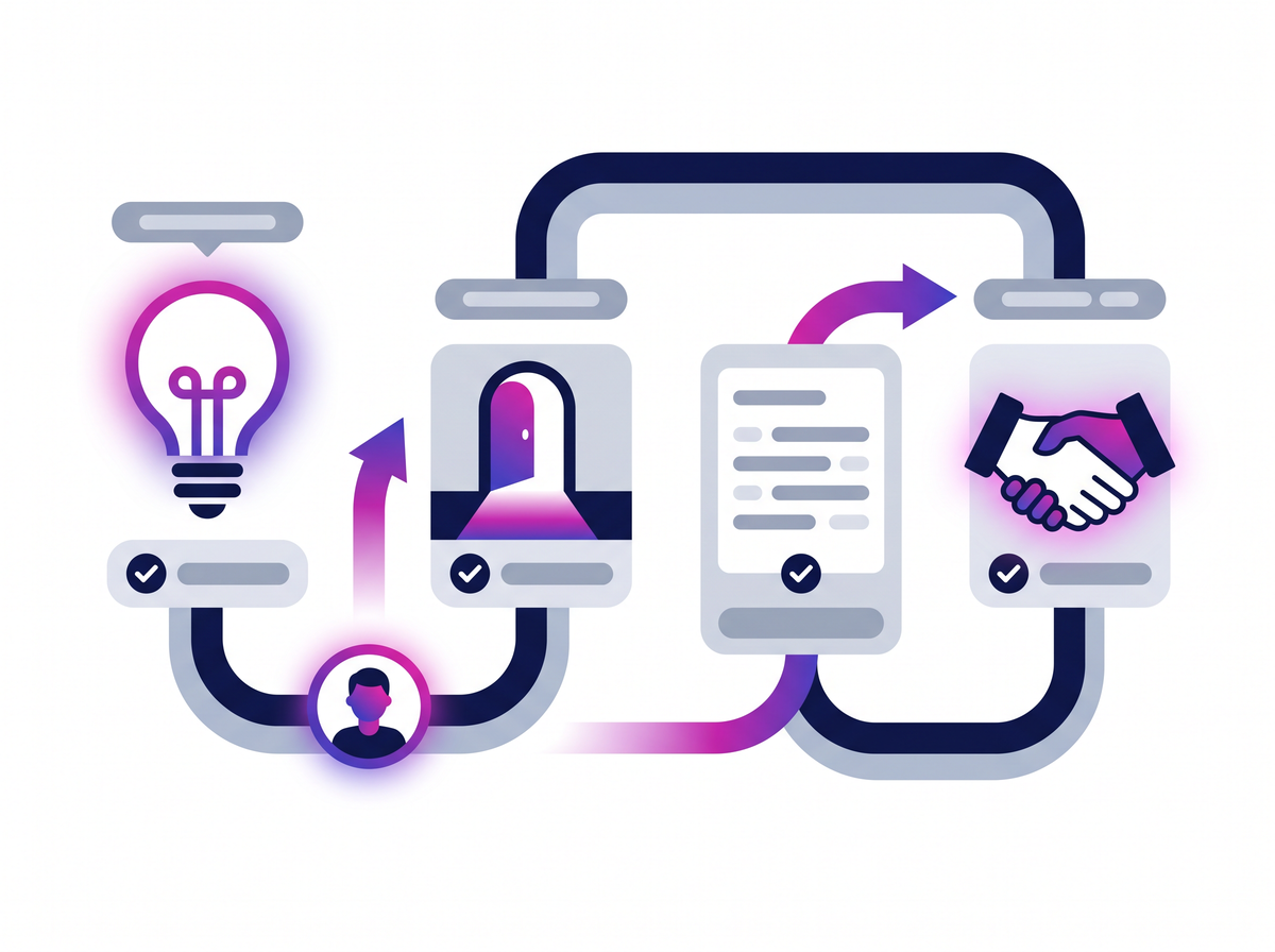 An enrolment journey from interest to application