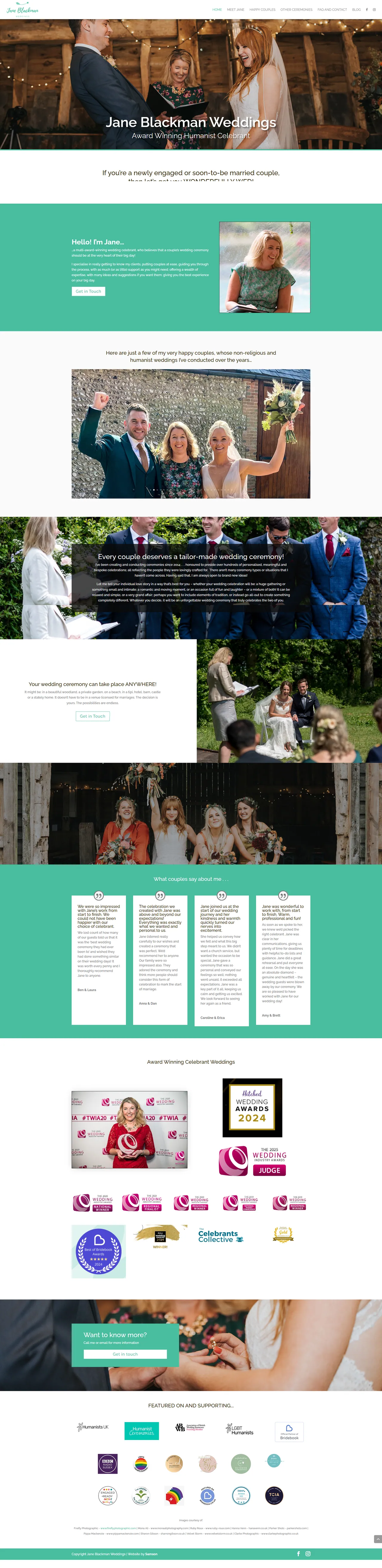 Jane Blackman Weddings desktop