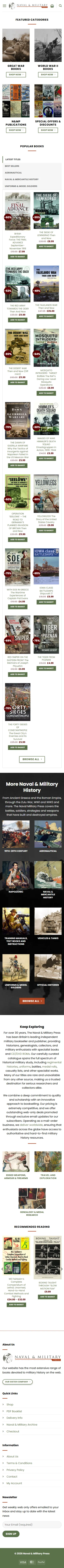 Naval & Military Press mobile