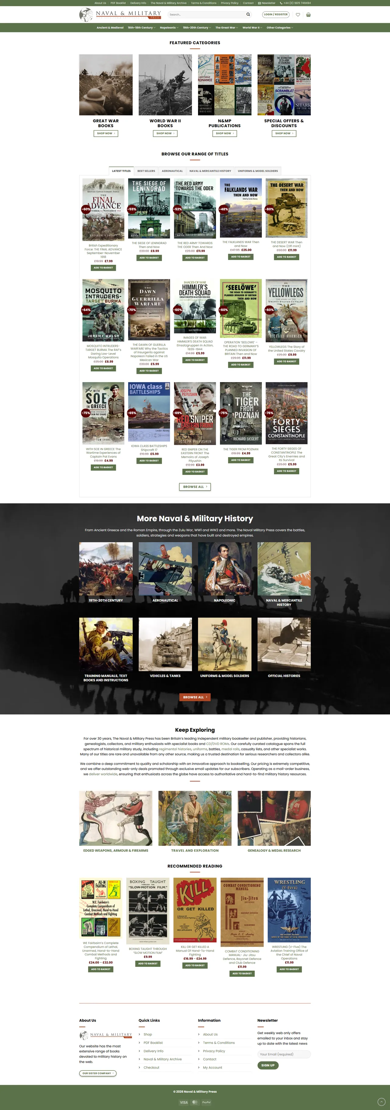 Naval & Military Press desktop
