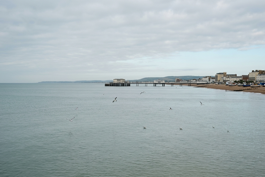 The Sussex coast near Worthing
