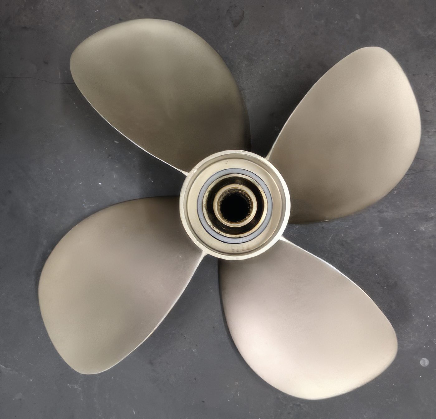 The same propeller after polishing