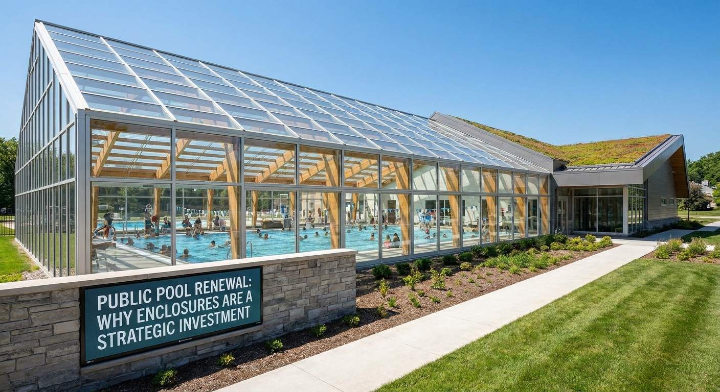 Public Pool Renewal: Why Enclosures Are a Strategic Investment
